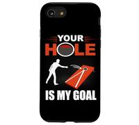 Your Hole is My Goal Jeu de Cornhole Amusant Coque pour iPhone SE (2020) / 7/8