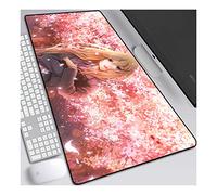 Your Lie in April Tapis de Souris Gaming XXL, 900x400mm, Anime Mouse Pad - Surface spéciale améliore la Vitesse et la précision, 3mm Base en Caoutchouc Antidérapant Surface-pour Ordinateur et PC, A