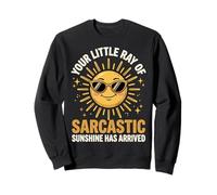 Your Little Ray of Sarcastic Sunshine Has Arrived Drôle Sweatshirt