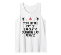 Your Little Ray of Sarcastic Sunshine Has Arrived Summer Débardeur