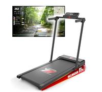 Your Move Tapis De Marche Pliable Inclinable, 12 km/h, Bluetooth APP, Surface XXL 42 cm, 12 Programmes, Affichage LED, Tapis De Marche Maison et Bureau, Marque Italienne, Treadmill YM Next 1000