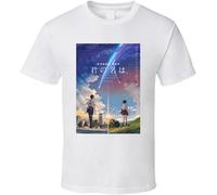 Your Name JapaneseMovie Trending Fan Mens Women T Shirt 100% Cotton Manches Courtes(Medium)
