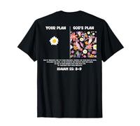 Your Plan And God's Plan Isaiah Bible Verse Faith (au dos) T-Shirt