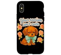 Your Racism is Not Cute Retro Esthetic Design Coque pour iPhone X/XS