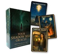 Your Shadow-Self Oracle Deck - 40 cartes de travail et d'auto-réflexion avec guide anglais de 128 pages, finition brillante et certificat de première édition limitée