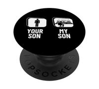 Your Son My Son Dad Mom Ingénieur audio Producteur de musique drôle PopSockets PopGrip Adhésif