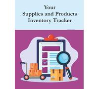 Your Supplies and Products Inventory Tracker: Inventory Log Book for Small Business | Track Supplies & Product Stock, Orders, Pricing, Profit & ... Black & White Inventory Journal (150 Pages)