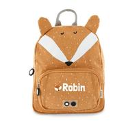 your surprise Sac à dos Trixie pour enfants avec prénom - Sac à dos avec prénom pour enfants en 100% coton (Renard)