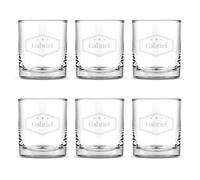 your surprise Verre à Whisky Personnalisé avec Nom - Verre à Whisky Gravé avec Nom: Personnalisable avec du Texte, Différents Designs et Polices D'écriture (6)