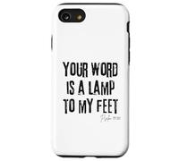 Your Word is a Lamp to My Feet Psaume 119:105 Bible Light Coque pour iPhone SE (2020) / 7/8