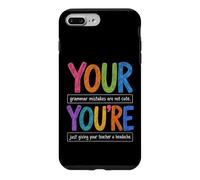 Your You're Funny English Grammar Teacher Humor Coque pour iPhone 7 Plus/8 Plus