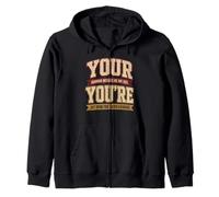 Your You're Funny English Grammar Teacher Humor Sweat à Capuche