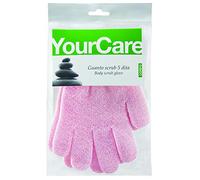 Yourcare 85 Gant corps exfoliant 5 doigts nylon, couleurs Ass - 400 g