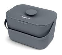 YourCasa - Bac à compost pour déchets alimentaires de cuisine - poignée ergonomique - petit bac à compost de comptoir avec couvercle - 5 L - Passe au lave-vaisselle - Crible intérieur anti-odeurs pour