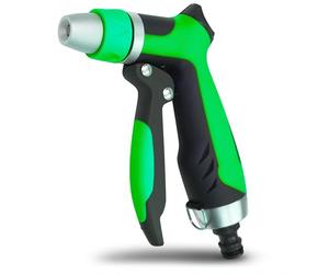 YourCasa Douchette de jardin en aluminium - Pulvérisateur de jardin réglable - Pistolet de douche avec embout de tuyau d'arrosage - Douchette à main - Pistolet à eau de jardin - Seringue de nettoyage