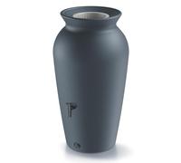 YourCasa DropCatcher Récupérateur d'eau de pluie, 120 à 230 l, avec panier filtrant et robinet, en plastique, résistant au gel, pour le jardin, anthracite, 120 l