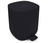YourCasa Poubelle Salle Bain 5L, à Pédale, Noire, Anti-Odeur