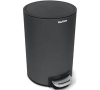 YourCasa® Poubelle salle bain [5L] Design élégant - en acier inoxydable - Mini Poubelles salle de bain avec couvercle - poubelle WC poubelle toilette poubelle design poubelle toilette WC (Anthrazite)