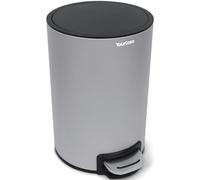 YourCasa® Poubelle salle bain [5L] Design élégant - en acier inoxydable - Mini Poubelles salle de bain avec couvercle - poubelle WC - poubelle toilette poubelle design poubelle toilette WC (Gris)