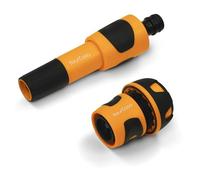 YourCasa Pulvérisateur de jardin avec adaptateur de tuyau 3/4" - Seringue de qualité supérieure pour tuyau d'arrosage - Buse de douche de jardin avec embout pour le jardin - Douchette à main, seringue