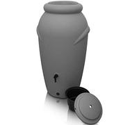 YourCasa® Recuperateur d Eau de Pluie 210L [Amphore] Récupérateur Eau de Pluie - Récupérateur d'eau résistant au Gel en Plastique - recuperateur Eau de Pluie - Reservoir Eau de Pluie (Gris)