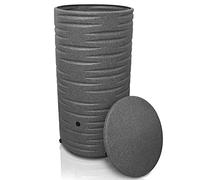 YourCasa recuperateur d Eau de Pluie 290 litres [Premium] avec Filetage en métal et Couvercle - récupérateur Eau de Pluie - Tonneau de Pluie résistant au Gel en Plastique Réservoir d'eau de Pluie