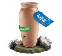 YourCasa Récupérateur d'eau de Pluie 230 L, Amphore avec Robinet