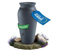 YourCasa Récupérateur d'eau de Pluie 230 L, Amphore avec Robinet