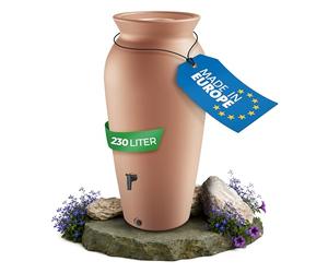 YourCasa Récupérateur d'eau de Pluie 230 L, Amphore avec Robinet