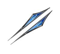 Yourdou 2 Pièces Autocollants en Métal pour Mitsubishi Lancer Evolution VII 2000-2003, Voiture Autocollant Logo Métal Voiture Modifié Côté Aile Auto-Adhésifs Tuning Décoration Accessoires,Blue 1