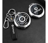 Yourdou Auto Coque de Clé pour Smart #3 2023 2024, Boitier Clé Télécommande Boîtier Clef Étui Clés Smart Key Coque de Protection pour clé de Voiture Accessoires,C