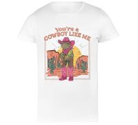 Youre A Cowboy Like Me Cowboy T-Shirt Femme Blanc Chemise Femme en Coton Simple