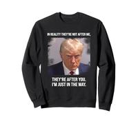 You're After You I'm Just in The Way - Donald Trump Mugshot Sweatshirt