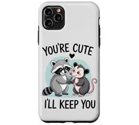 You're Cute, I'll Keep You. Sweet Raton Laveur ou Opossum Lover Coque pour iPhone 11 Pro Max