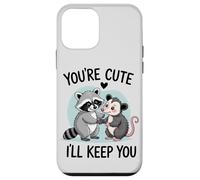 You're Cute, I'll Keep You. Sweet Raton Laveur ou Opossum Lover Coque pour iPhone 12 Mini