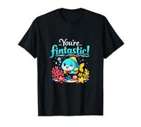 Youre Fintastic Joli Jeu de Mots en Forme de Poisson T-Shirt