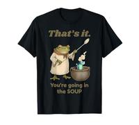 You're Going in The Soup Drôle Weirdcore Lézard Grenouille Meme T-Shirt