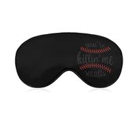 You're Killin' Me Smalls Masque de sommeil de baseball avec sangle réglable Soft Eye Cover Blackout Blindfold for Travel Relax Nap