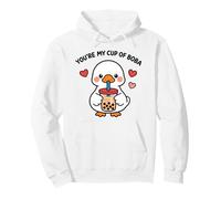 Youre My Cup of Boba Adorable Motif oie Kawaii Sweat à Capuche