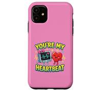 You're My Heartbeat Moniteur électrocardiogramme infirmière VDay Coque pour iPhone 11