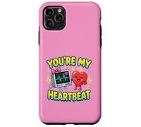 You're My Heartbeat Moniteur électrocardiogramme infirmière VDay Coque pour iPhone 11 Pro Max