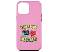 You're My Heartbeat Moniteur électrocardiogramme infirmière VDay Coque pour iPhone 12 Pro Max