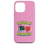 You're My Heartbeat Moniteur électrocardiogramme infirmière VDay Coque pour iPhone 13 Pro Max