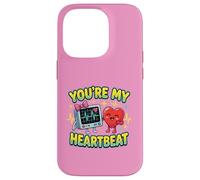 You're My Heartbeat Moniteur électrocardiogramme infirmière VDay Coque pour iPhone 14 Pro