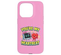 You're My Heartbeat Moniteur électrocardiogramme infirmière VDay Coque pour iPhone 15 Pro