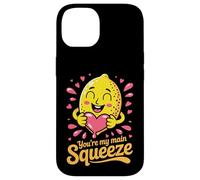 You're My Main Squeeze Cute Lemon Love Saint-Valentin Coque pour iPhone 14