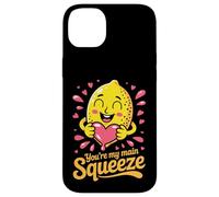 You're My Main Squeeze Cute Lemon Love Saint-Valentin Coque pour iPhone 14 Plus
