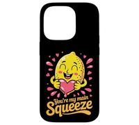 You're My Main Squeeze Cute Lemon Love Saint-Valentin Coque pour iPhone 14 Pro