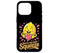 You're My Main Squeeze Cute Lemon Love Saint-Valentin Coque pour iPhone 16 Pro