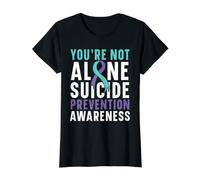 You're Not Alone - Sensibilisation à la prévention du Suicide T-Shirt Graphique avec Valeur